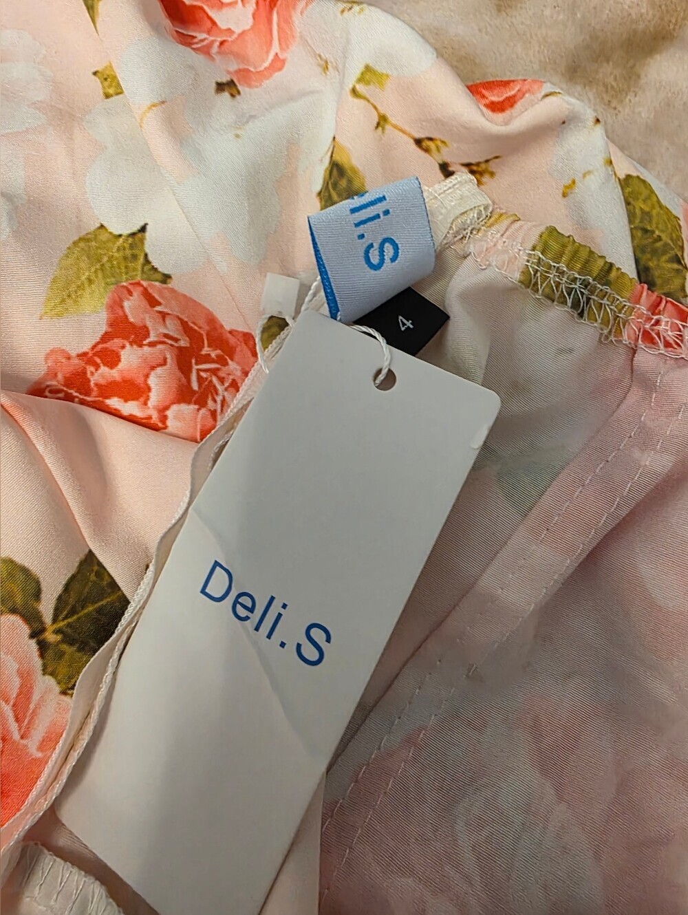 dELiA*s Pink Floral Lace-Trim Midi Dress - Picture 7 of 8